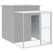 Chicken Cage With Run Galvanised Steel