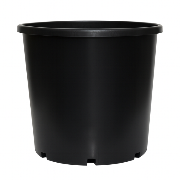 500mm STD BLACK POT - 52 Litre Volume - Max Capacity Container Tree Pot