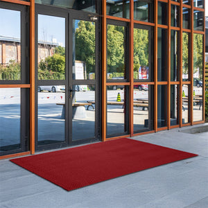Marlow Extra Large Floor Rug Non Slip 90cm x 305cm Red-2006732691734663174