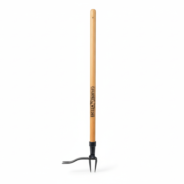 Grampa's Weeder Weed Remover - Long Handle, Original Design - No-bend Tool for Permanent Taproot Removal