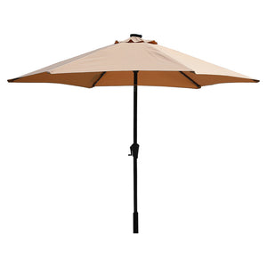 Centra 3M LED Outdoor Umbrella Base Stand Khaki-2006732741323919361