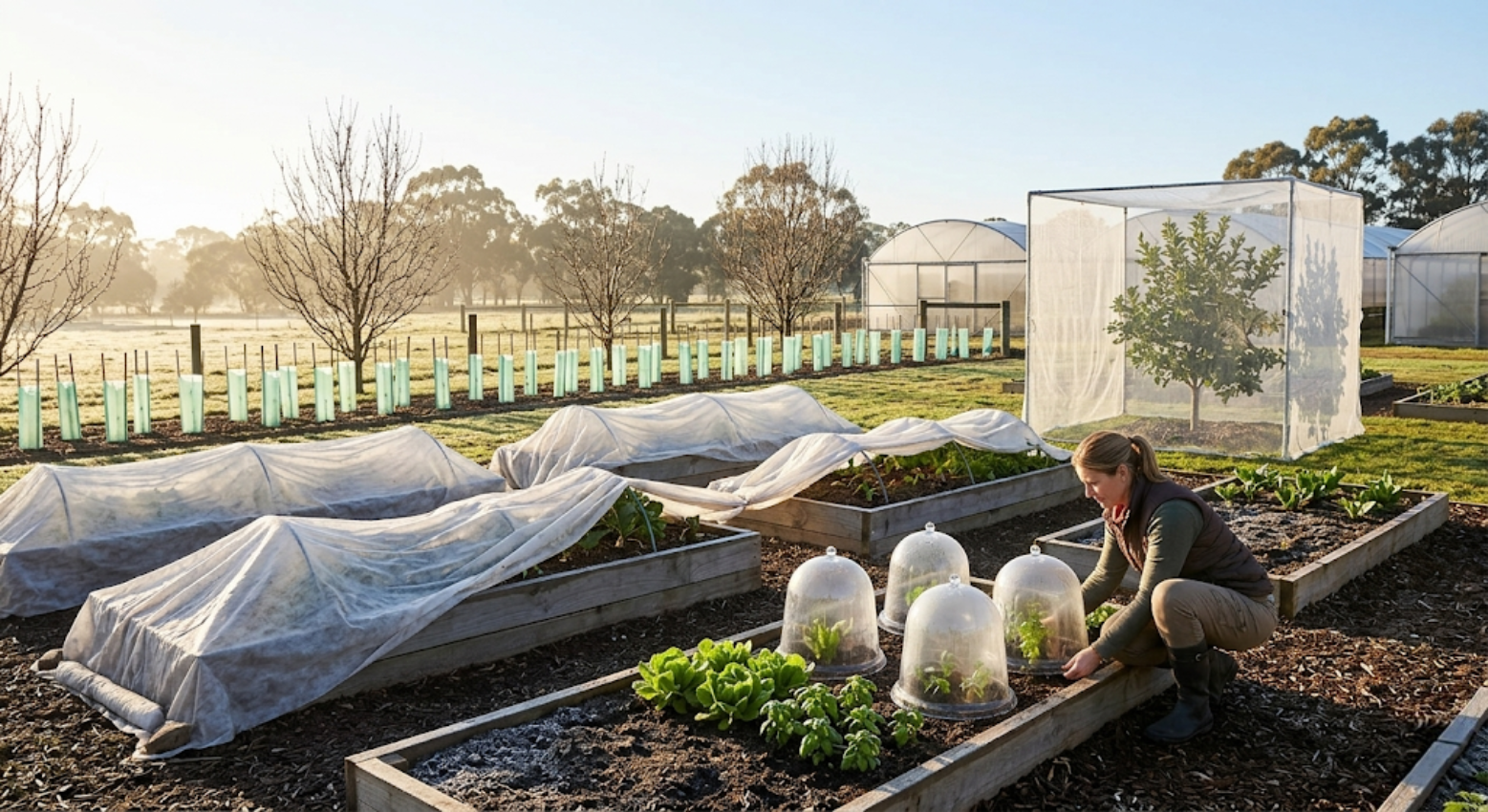 Frost Protection for Plants | Frost Cloth, Cloches & Tree Guards