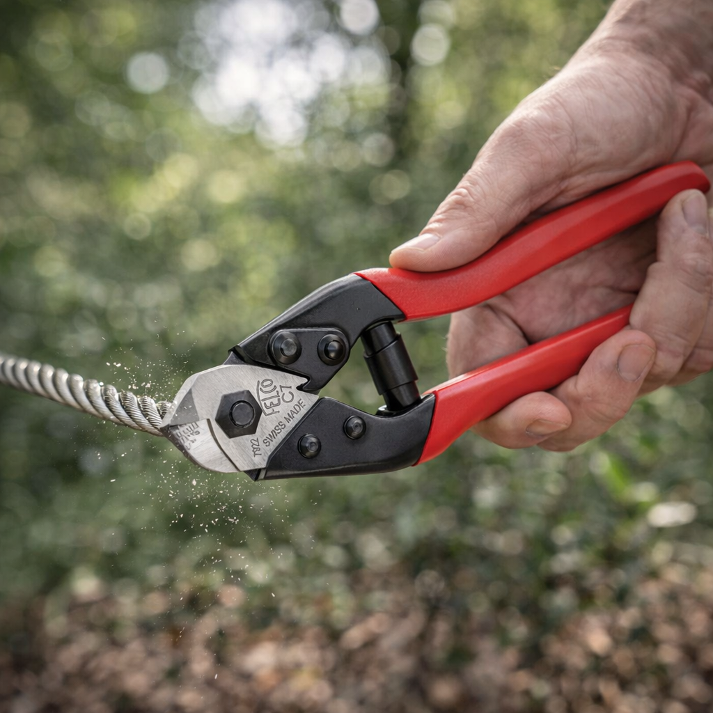 FELCO C7 - One-Hand Cable Cutter - Steel Wire/Cable up to 7mm