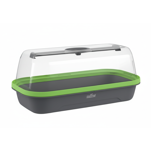 Romberg Boqube M Growing Tray- 37cm x 19cm - Stylish Indoor Greenhouse for Seed Starting