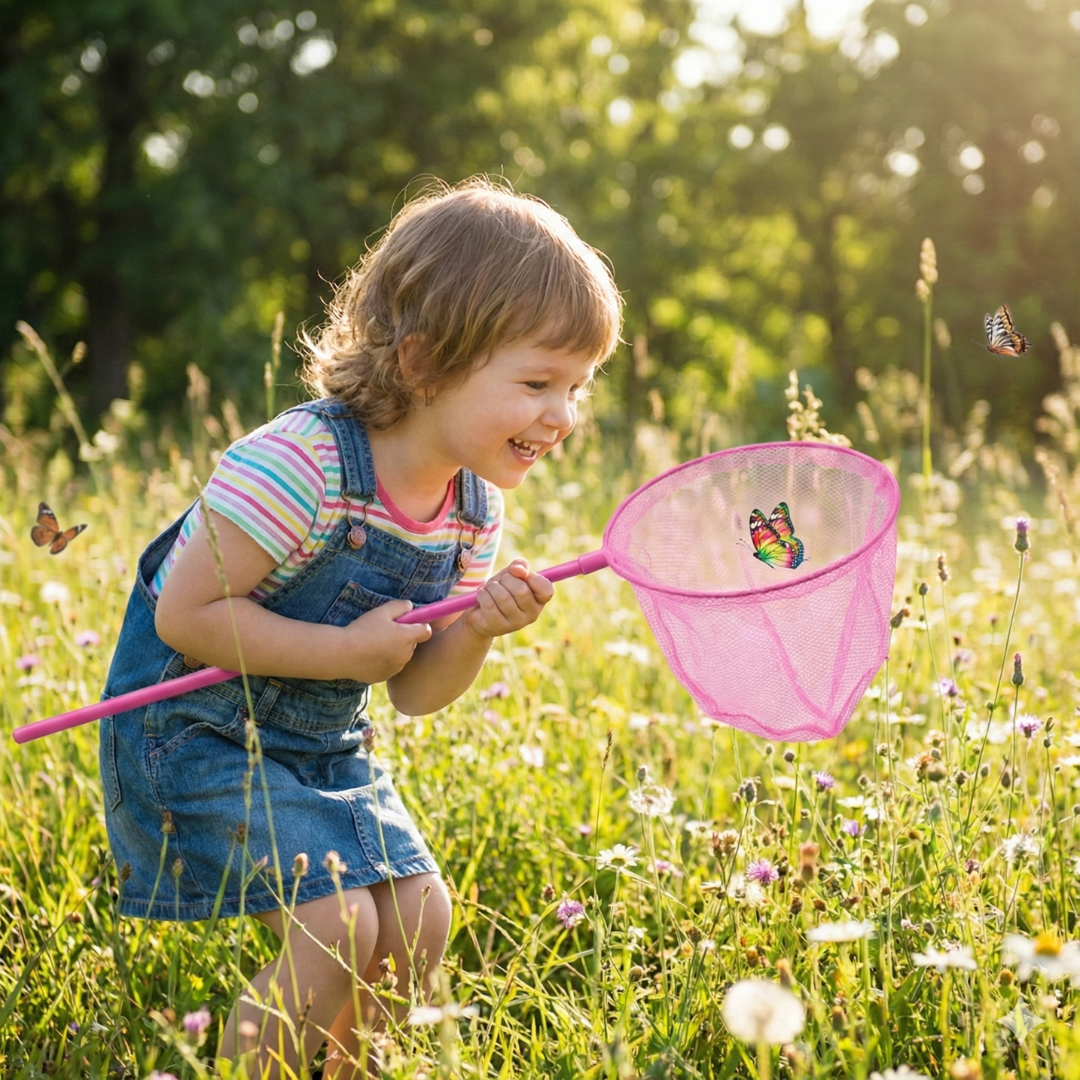 Fnote Net Fun Butterfly Net – Bright, Fun & Perfect for Outdoor Exploration