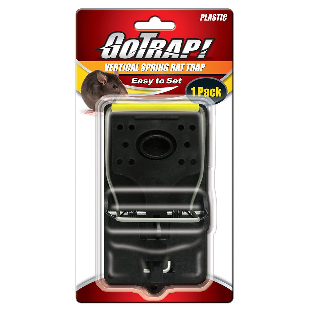 Metal Spring Rat 48x Go Trap Vertical Spring Rat Trap | Heavy-Duty Rodent Control Solut