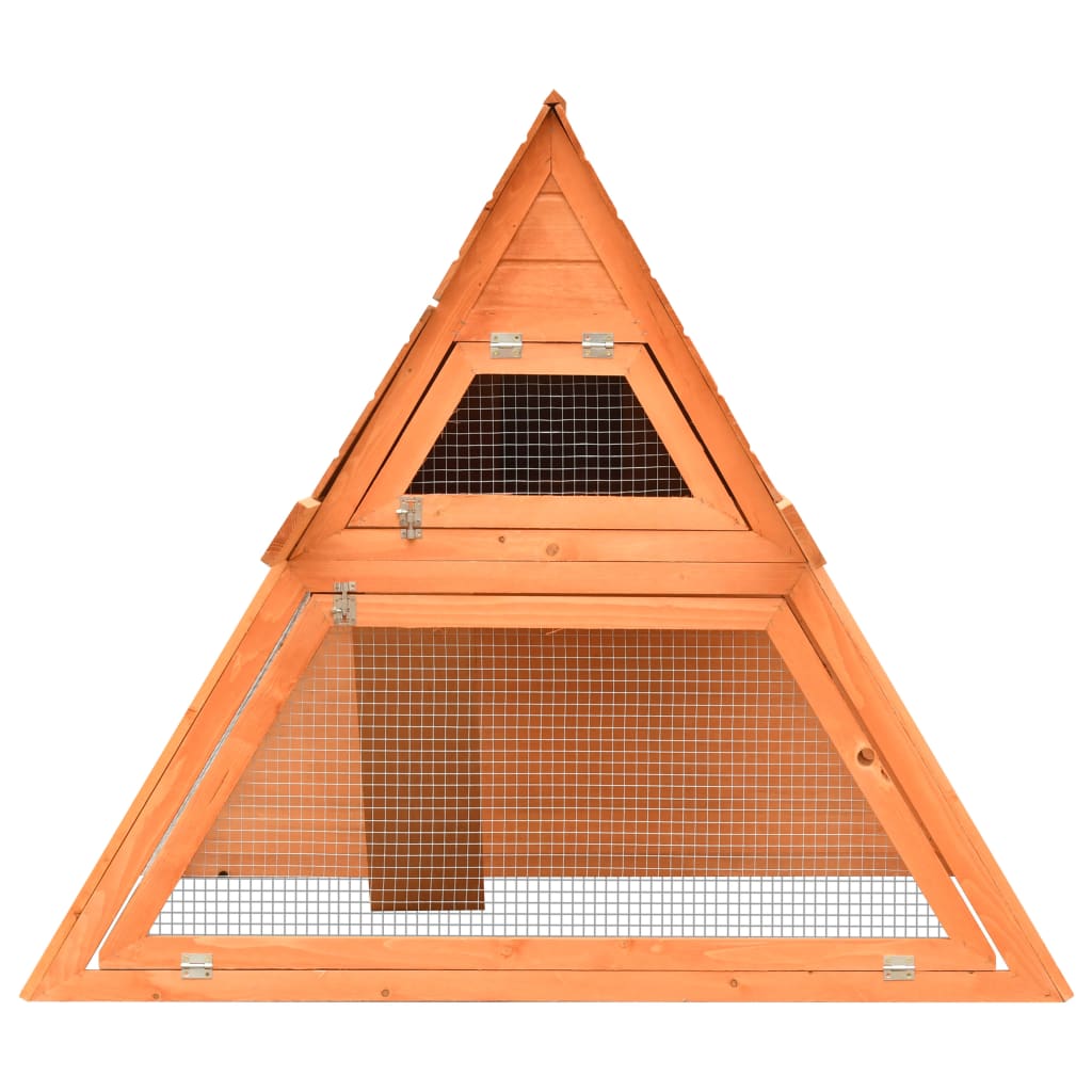 A-Frame Rabbit & Poultry Hutch – 152 x 128 x 108 cm – Solid Pine & Fir