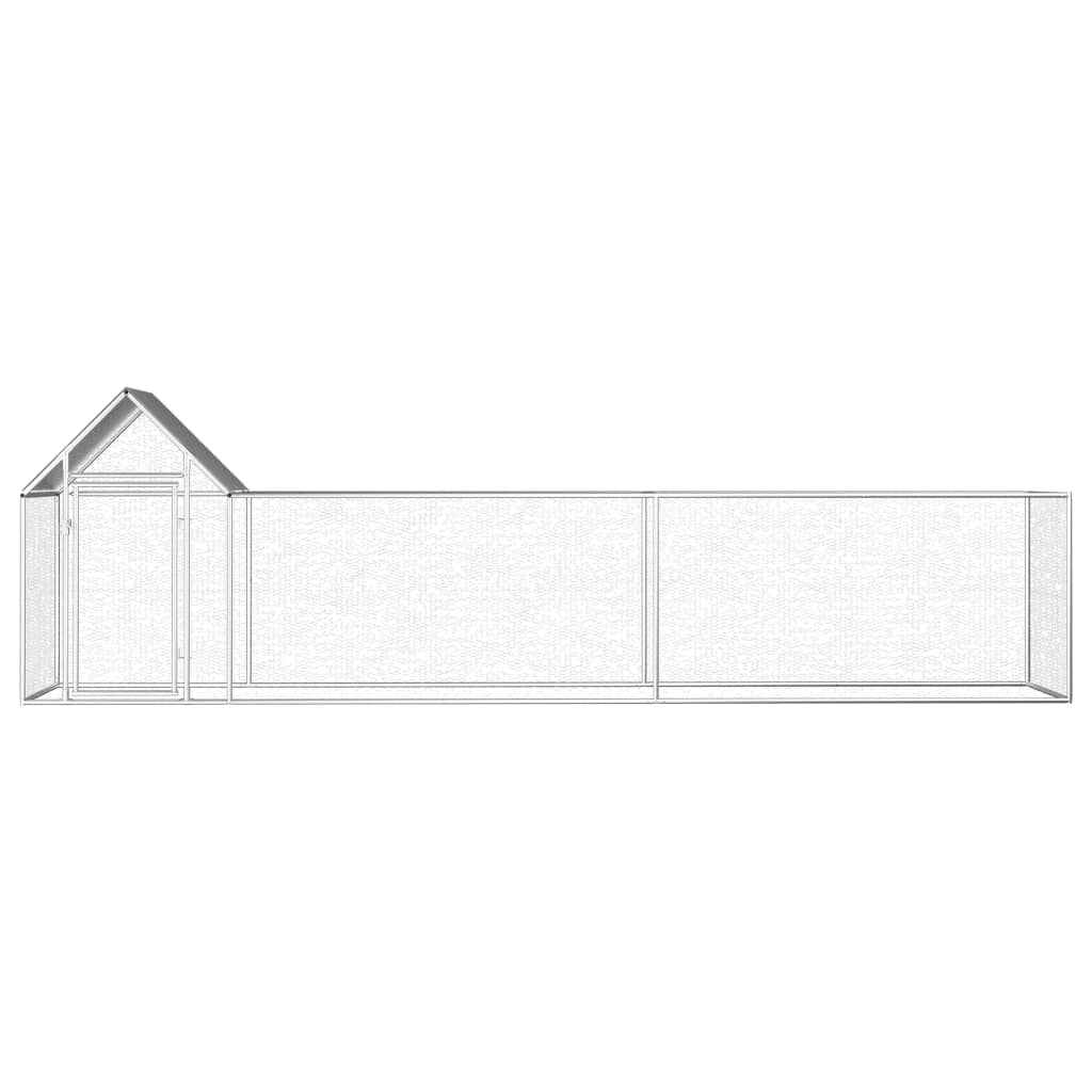 Galvanised Steel Walk-In Poultry Habitat – Multi-Size Modular Chicken