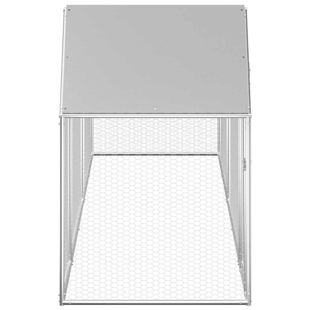 Galvanised Steel Walk-In Poultry Habitat – Multi-Size Modular Chicken