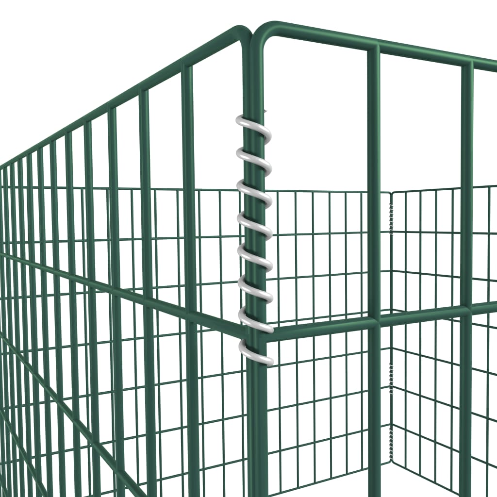 Square Mesh Garden Composter | Powder-Coated Steel | 100x100x70cm