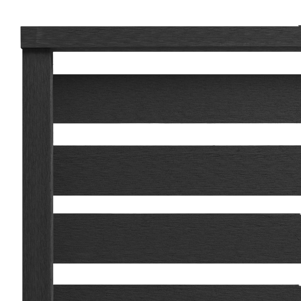 Horizontal WPC Slatted Fence Panel – 180 x 180 cm – Weather-Resistant