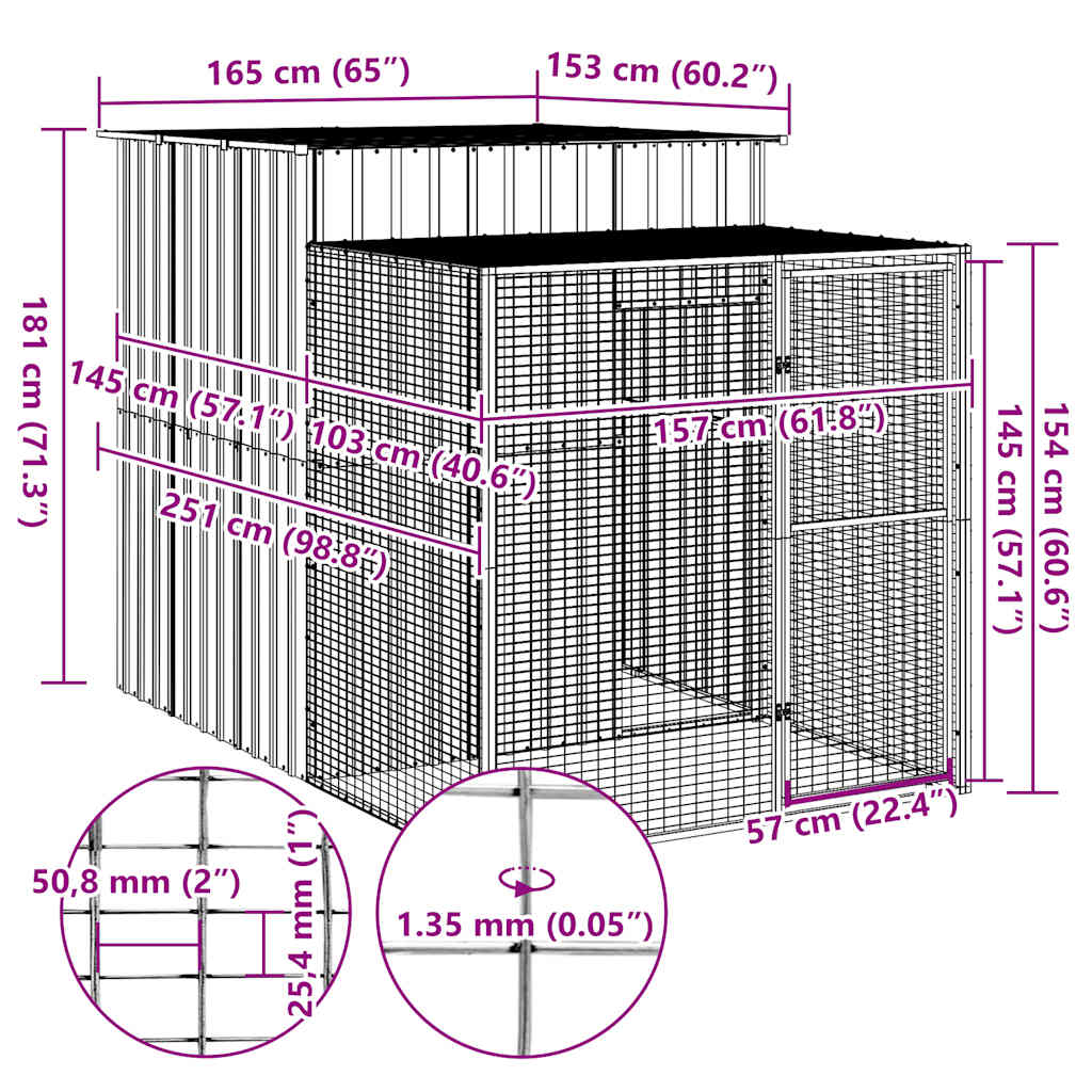 Extra-High Galvanised Steel Chicken Cage – Multi-Size Modular Poultry