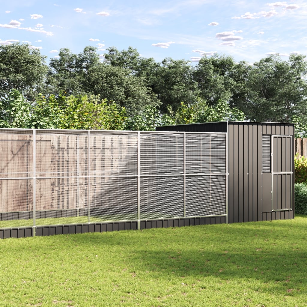 Walk-In Bird Aviary & Small Animal Enclosure – Galvanised Steel (2.1m