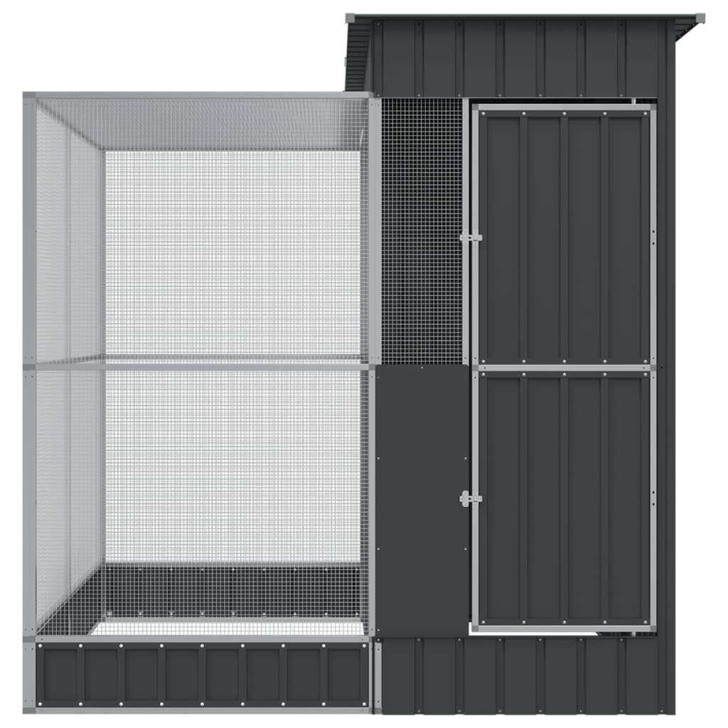 Walk-In Bird Aviary & Small Animal Enclosure – Galvanised Steel (2.1m