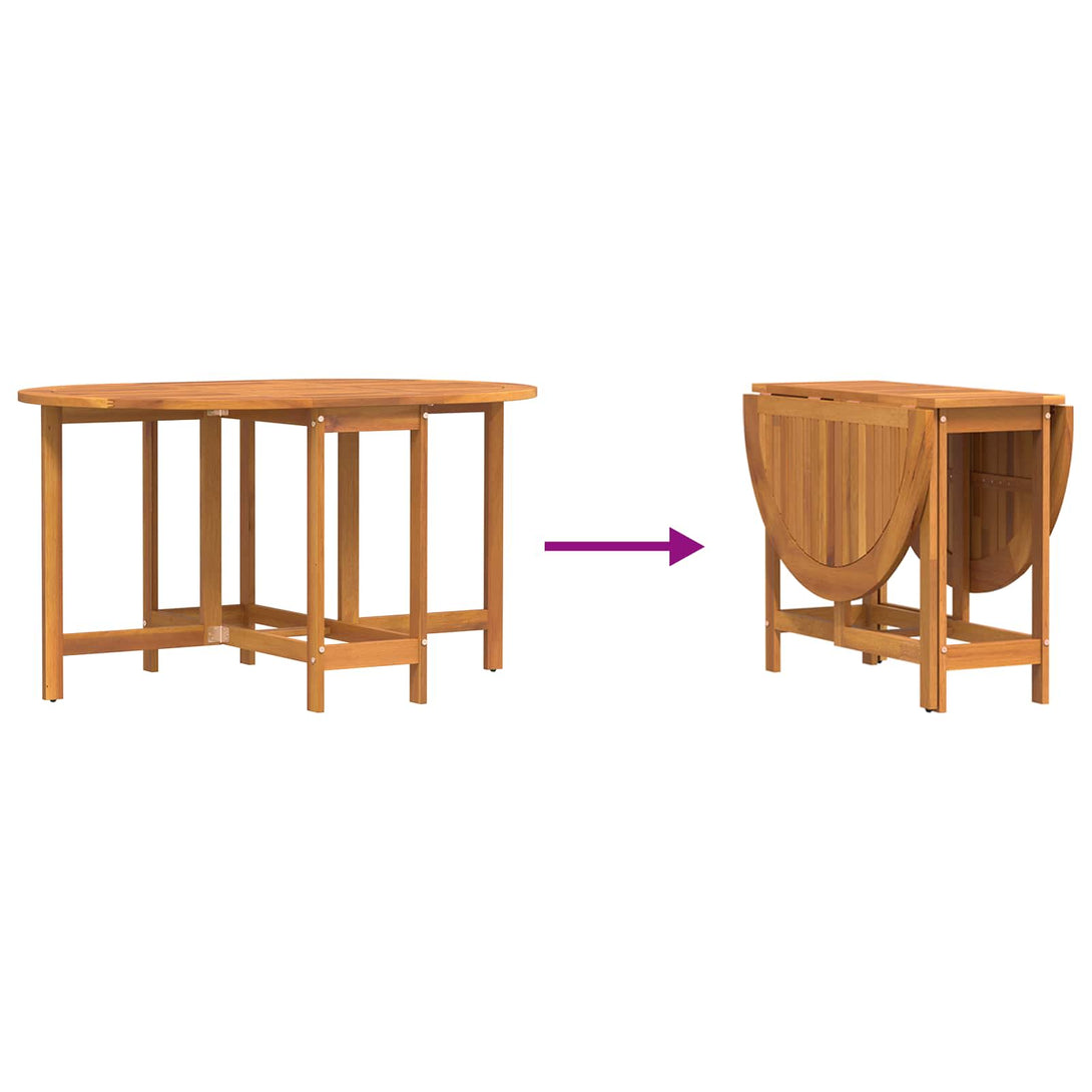 Folding Garden Table - 110 x 60 x 72 cm - Outdoor Table For Everyday ...