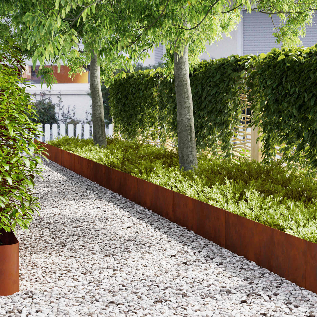 Professional Modular Lawn Edging – Multi-Piece Industrial Set – High-D