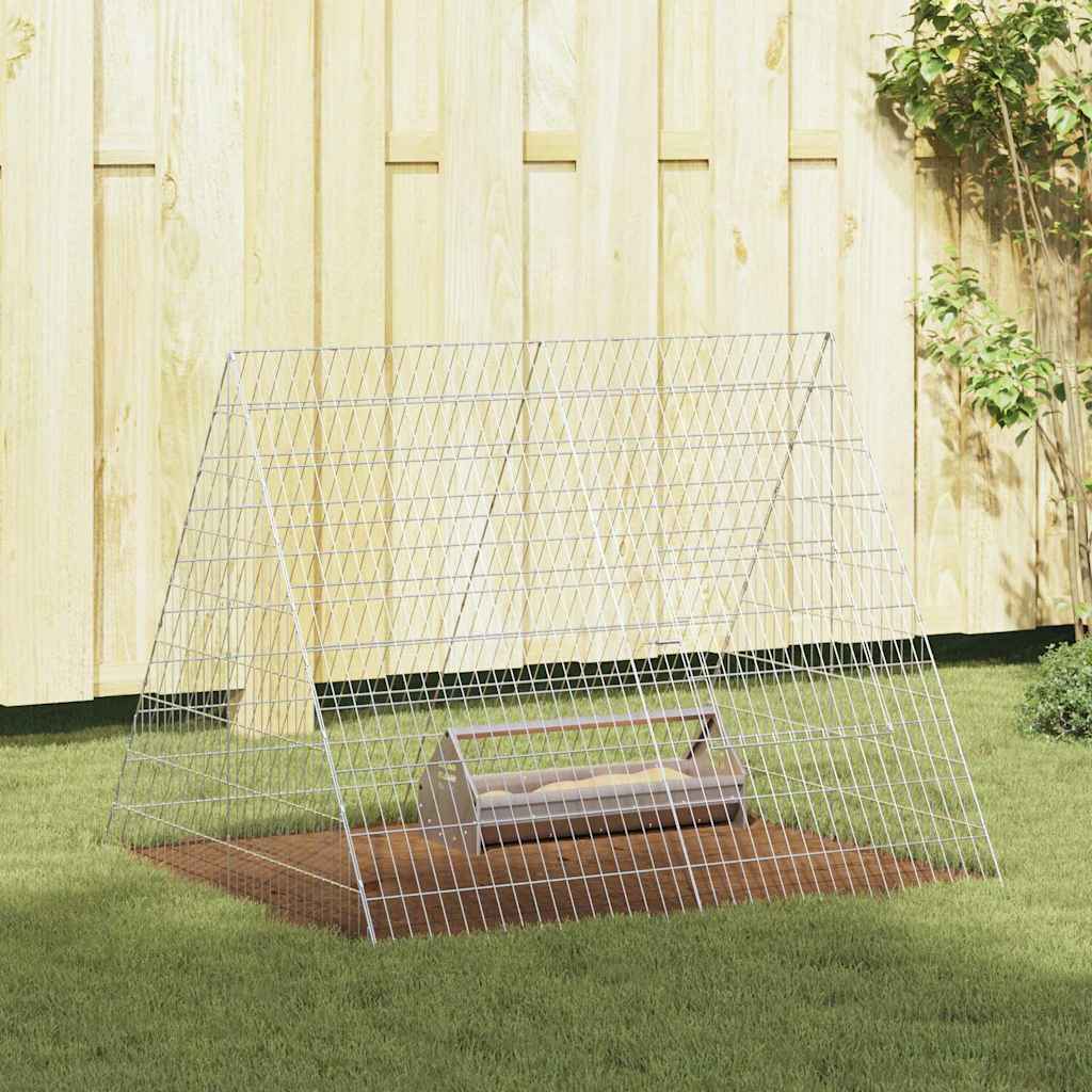 Triangular Chicken Cage Run | Galvanised Steel | Multiple Size Options