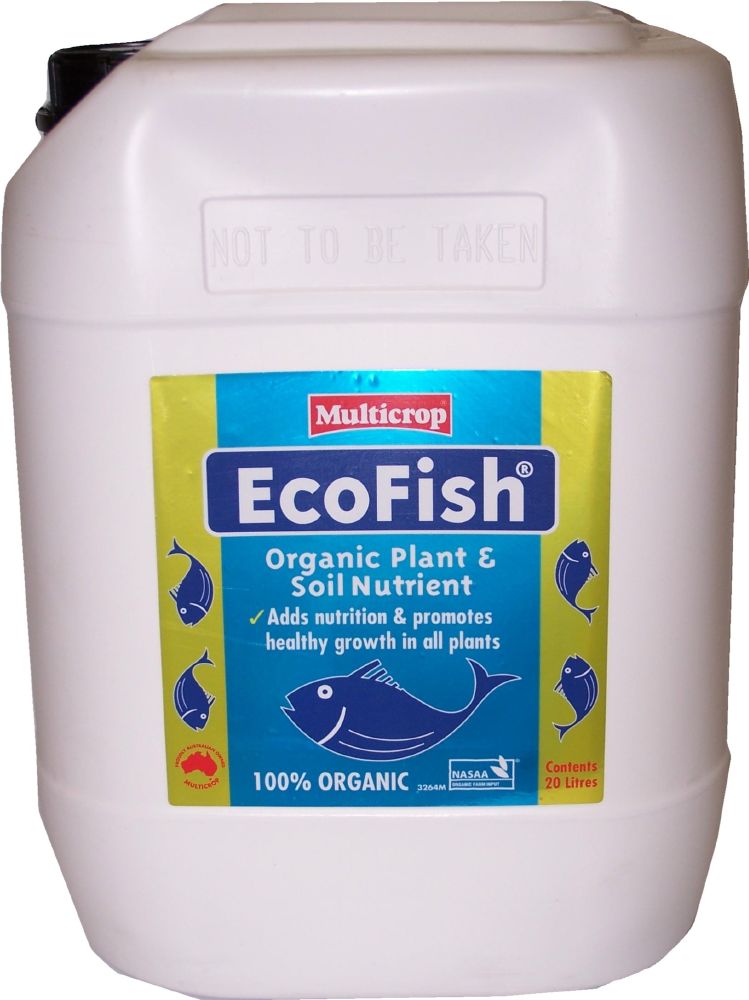 Multicrop EcoFish Organic Plant & Soil 20L – Bulk Professional Bio-Fer