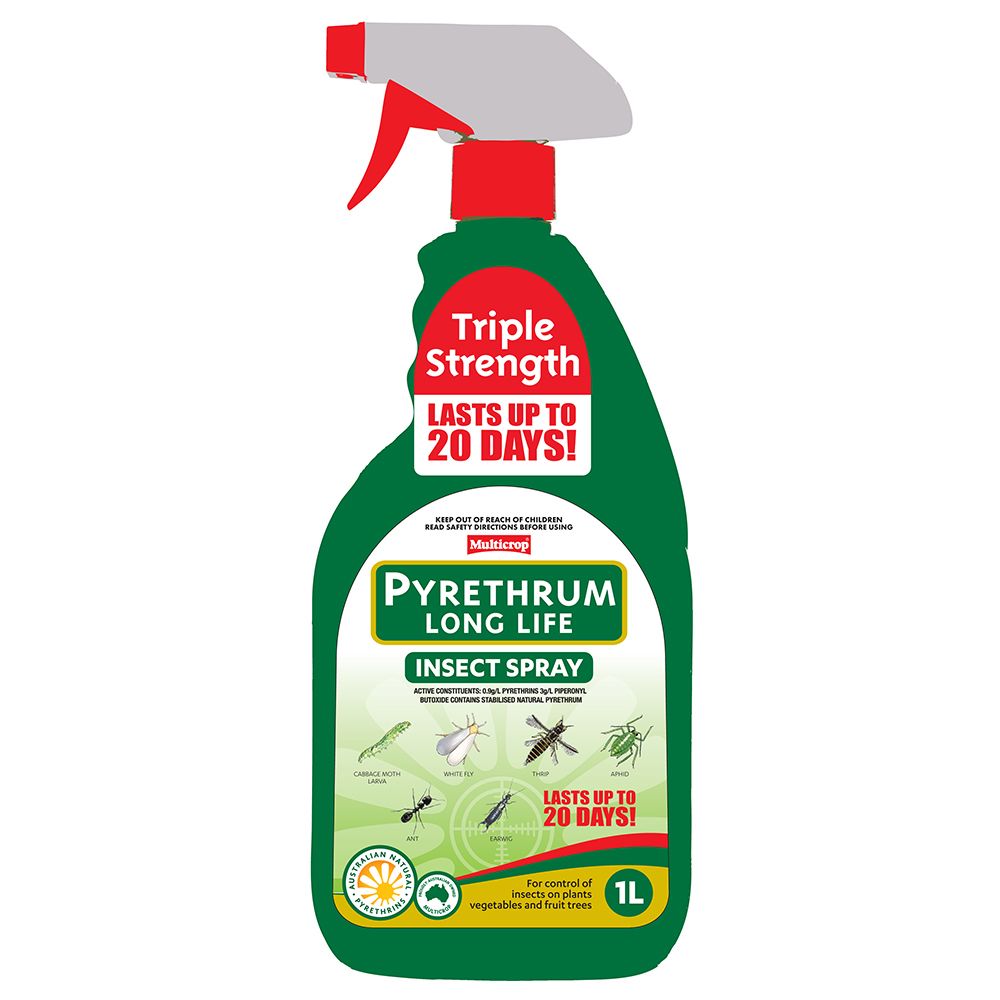 10x Multicrop Pyrethrum Long Life RTU 1L – Fast-Acting Botanical Insec