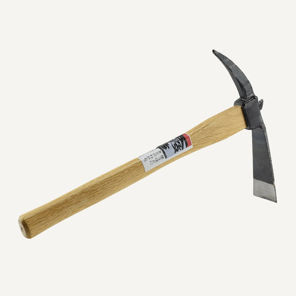 Japanese Asano Mokkousho Hand Pick Mattock - Lightweight, High-Quality Steel Head - Traditional Single-Handed Tool for Gardening, Digging, and Bush Regeneration