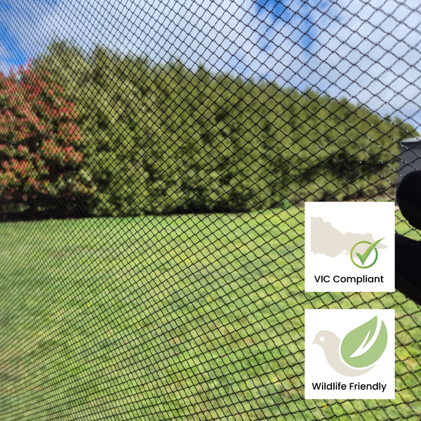 Bird Netting - Wildlife Safe - Diamond - 5mm x 5mm - Black