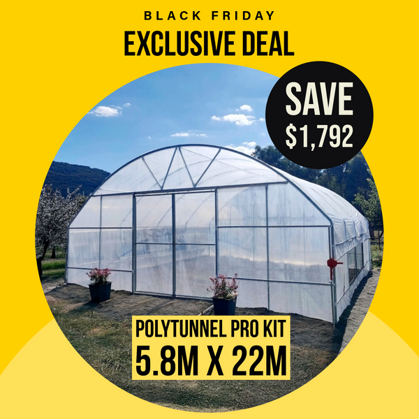 Greenhouse Polytunnel Kits - Black Friday Deal