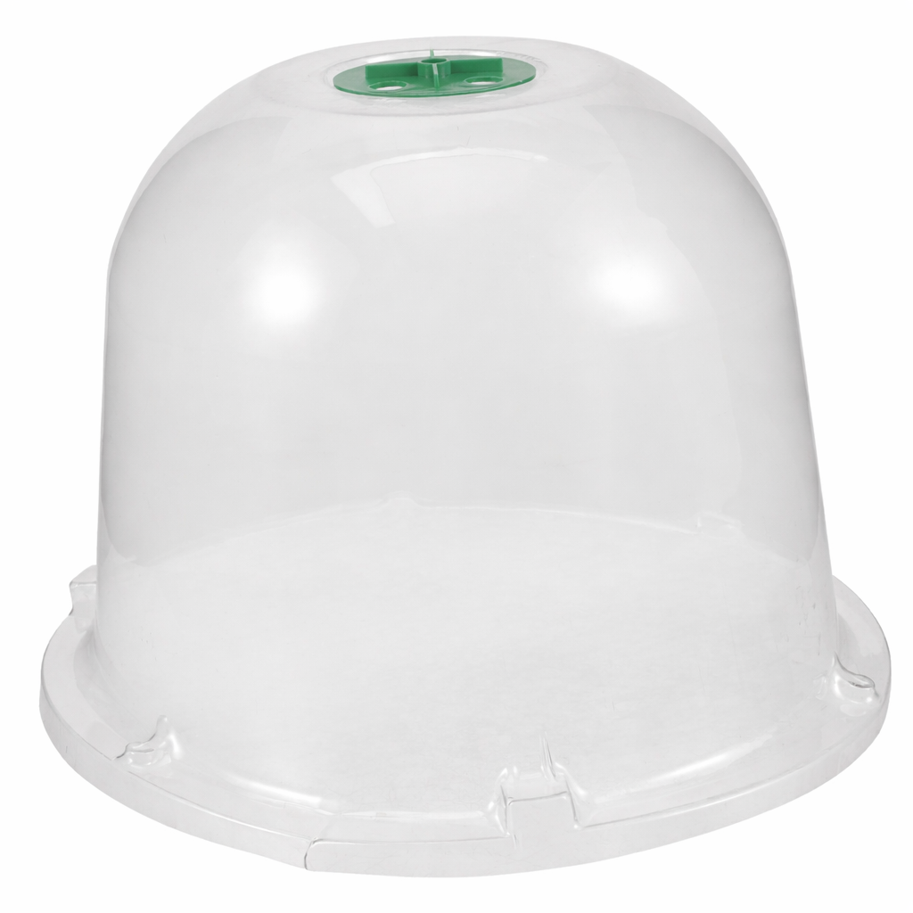 Bell cloches set of three transparent garden plant protection domes