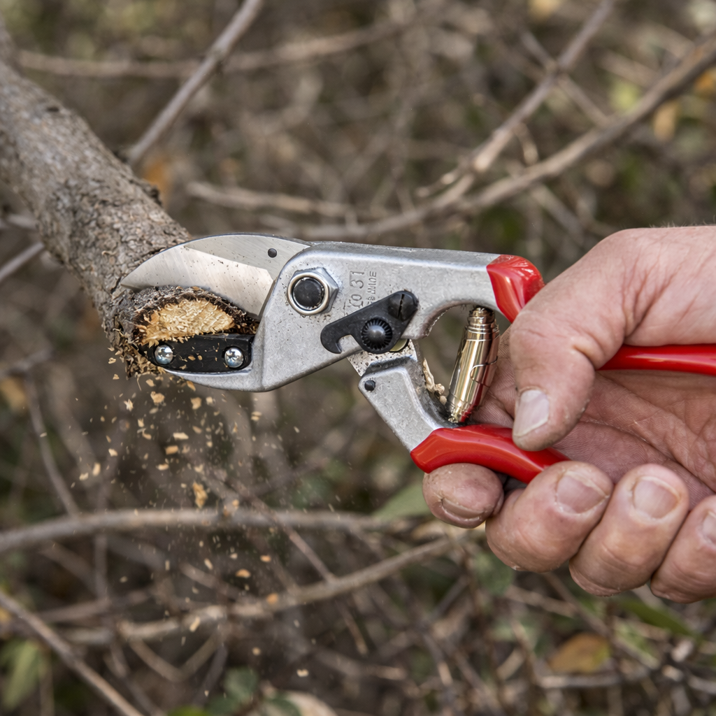 FELCO 31 - One-Hand Pruning Shear - High Performance Anvil Pruning She