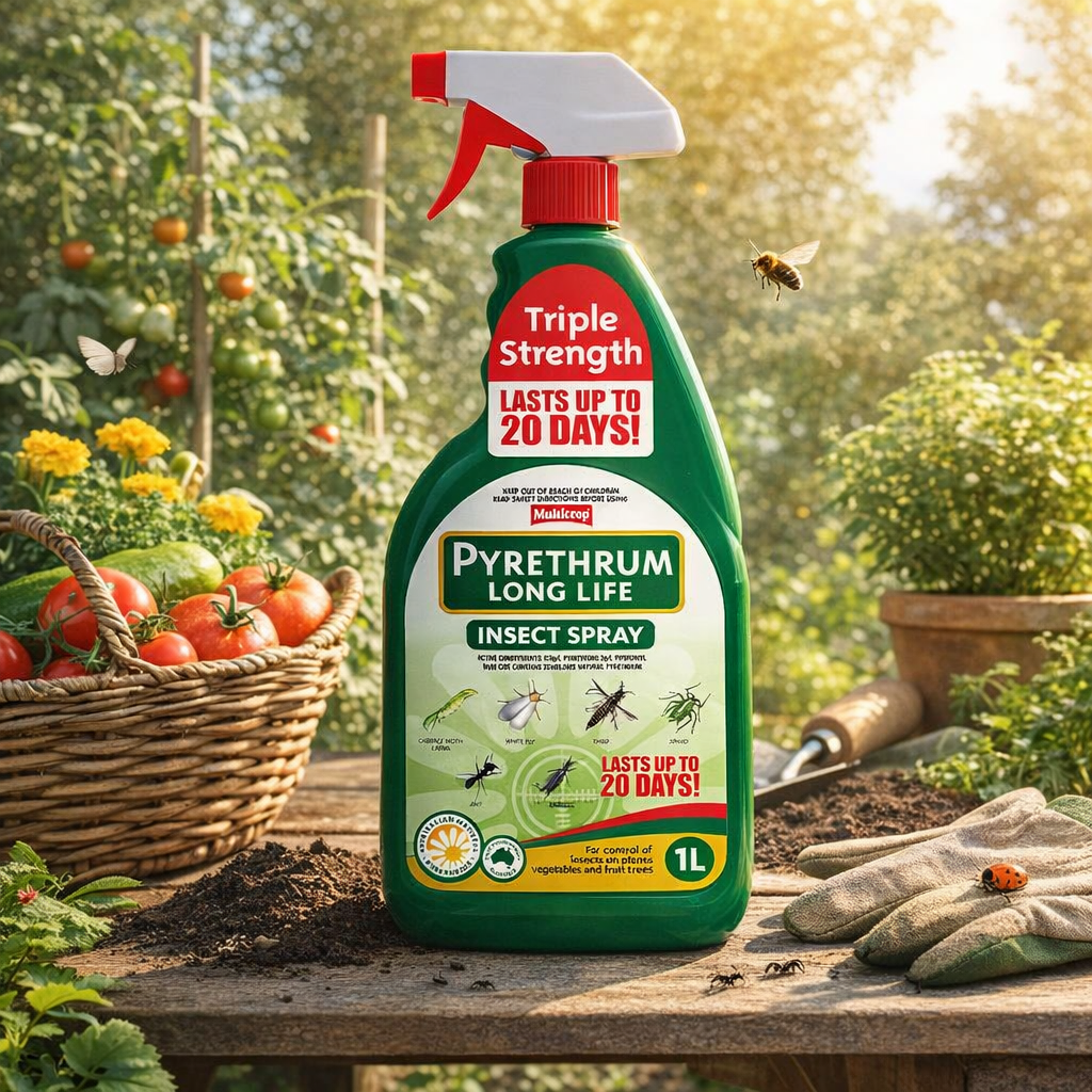 10x Multicrop Pyrethrum Long Life RTU 1L – Fast-Acting Botanical Insec