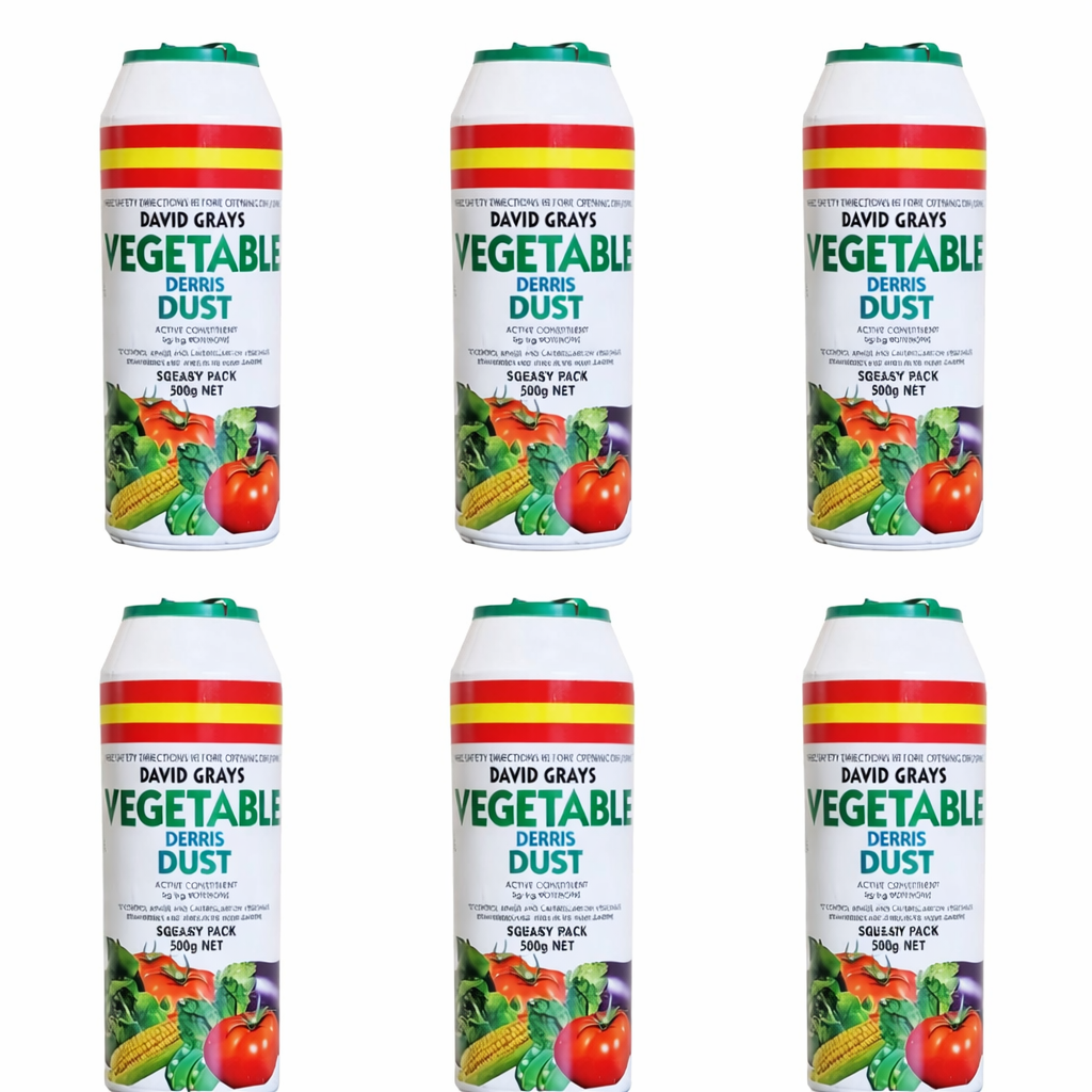 6x David Grays Vegetable Dust 500g – Targeted Protection for Edible Cr