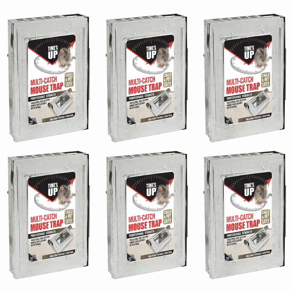 6x Times Up TU Live Catch Multi Large Mouse Trap | Humane Multi-Catch