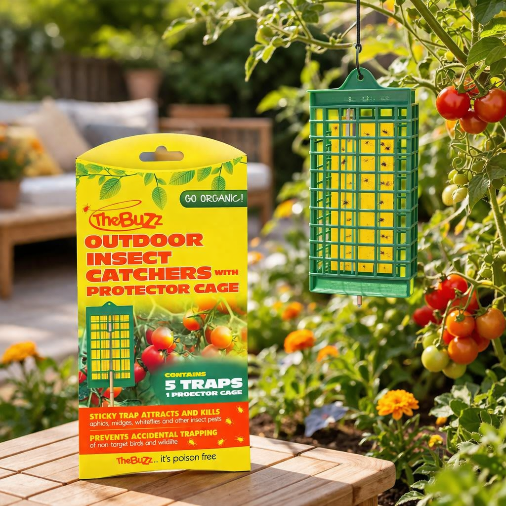 12 x 12 x The Buzz Insect Catcher & Protector | Humane & Poison-Free P