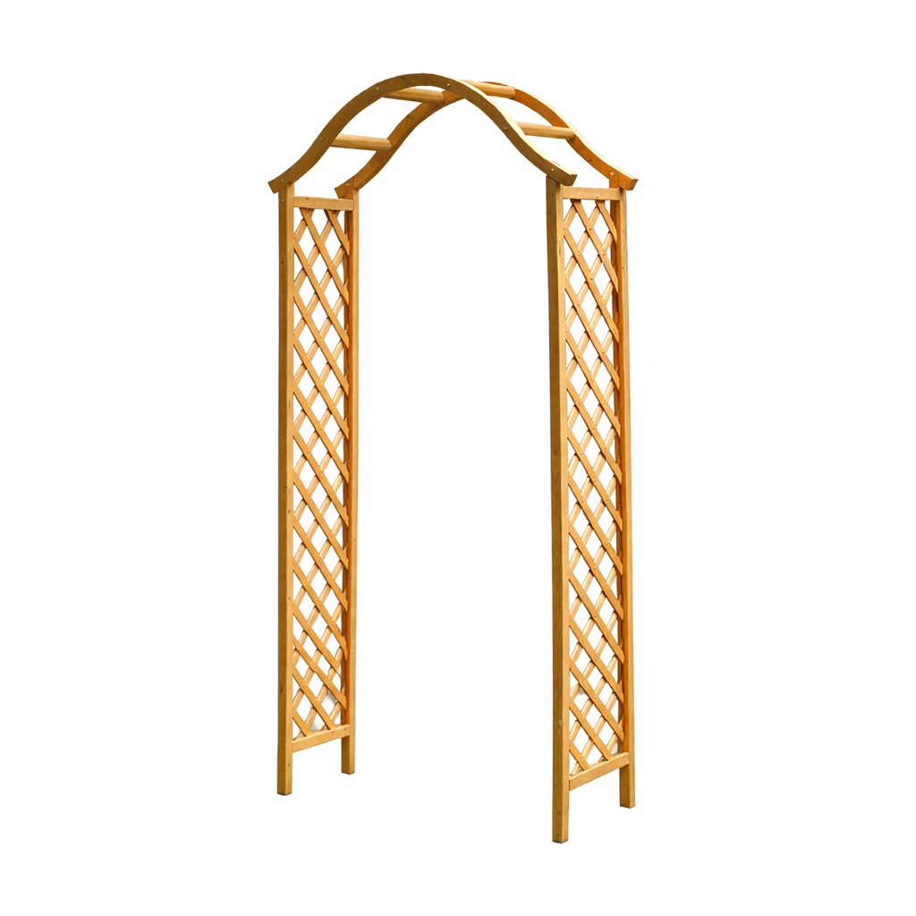 Gardman Classic Timber Arch - Timeless Natural Garden Architecture