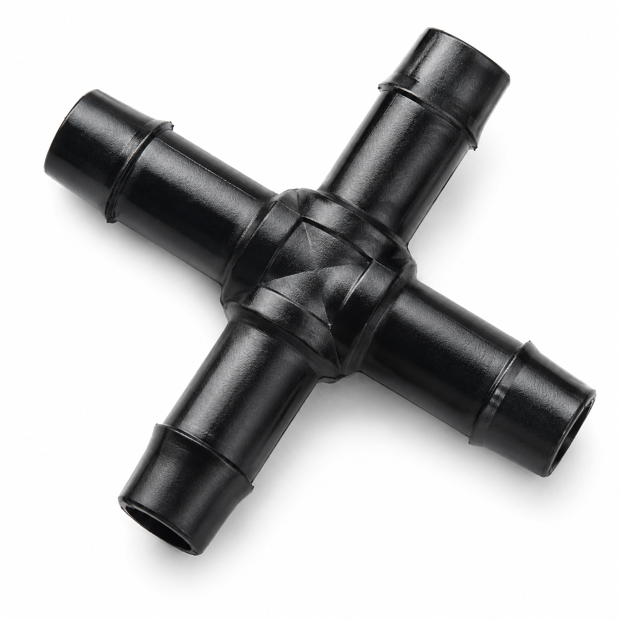 4mm Micro Cross – Precision 4-Way Connector for Spaghetti Tube (Bag of