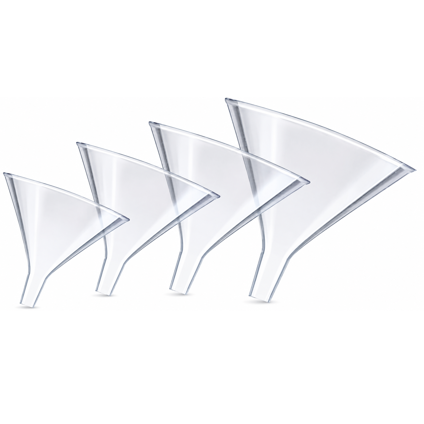 Hydro Bitz - Precision Funnel Set – 4 Piece Multi-Size Kit