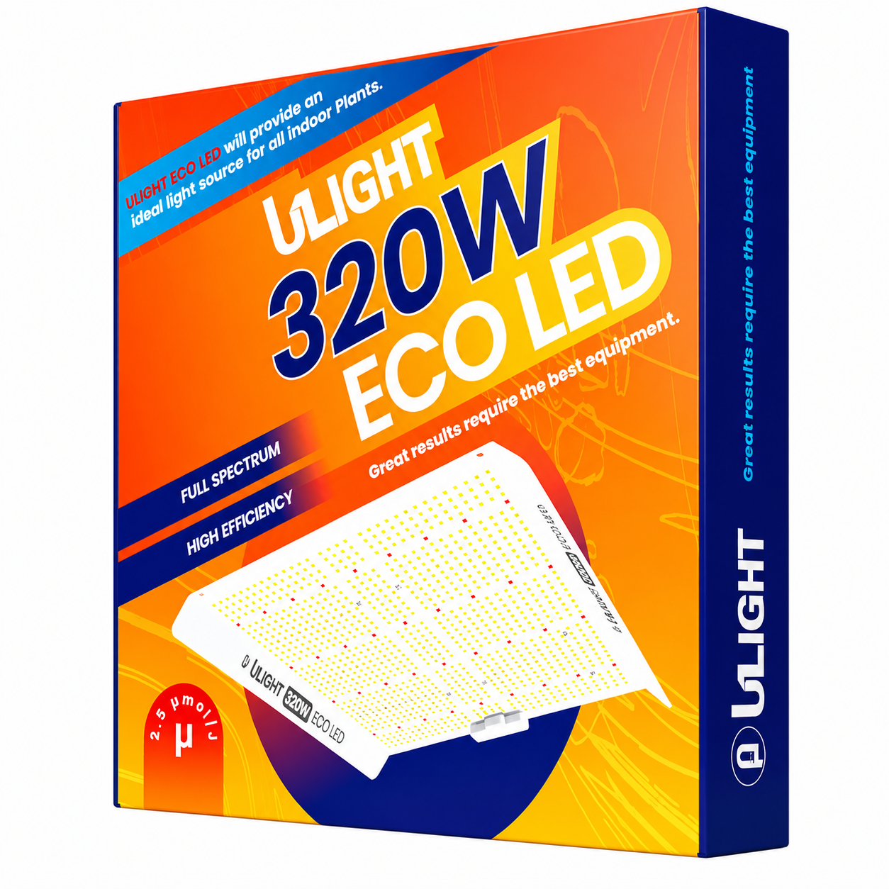 ULight - 320W ECO Full-Spectrum LED Grow Light – Compact Precision Can