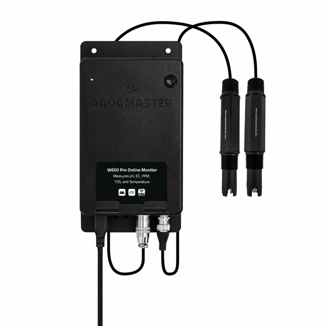 Aqua Master Tools - W650 Smart Wi-Fi Inline Continuous Monitor – High-