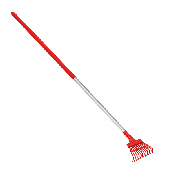 Corona Fixed Tine Shrub Rake – 8" – Precision Raking for Delicate Garden Areas