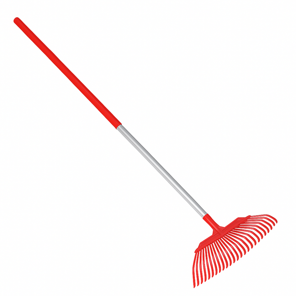 Corona Fixed Tine Leaf Rake – 19" – High-Capacity, Smooth-Action Leaf Clearing