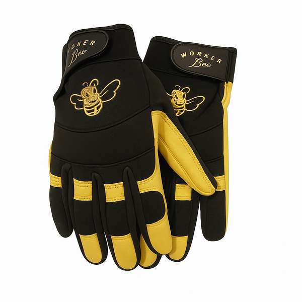 Worker Bee Pro Gloves – Premium A-Grade Deer Skin with Advanced Comfort & Protection