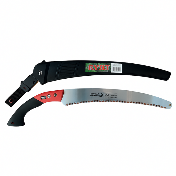 Ryset Jaws Curved Saw – 330mm Impulse-Hardened Pull-Cut Blade – High-Performance Curved Pruning Saw for Trees &amp; Dense Branches