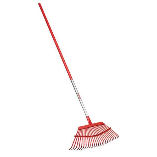Corona Fixed Tine Leaf Rake – 19" – High-Capacity, Smooth-Action Leaf Clearing