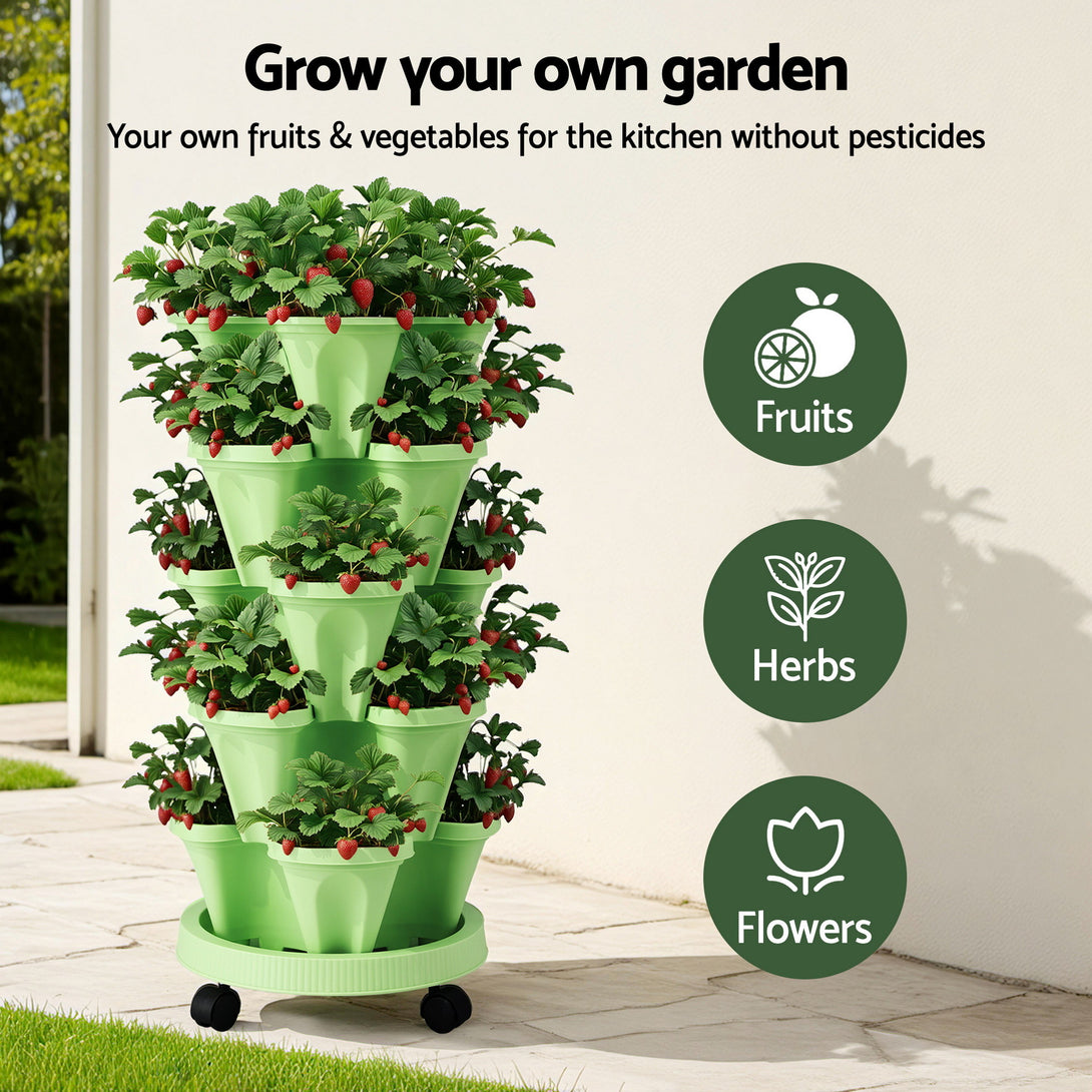 75cm Stackable Vertical Garden Bed | Garden Supplies