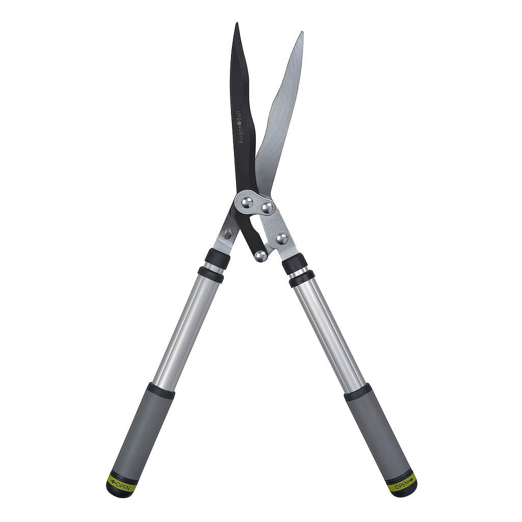 Burgon & Ball - RHS Telescopic Wavy Edged Hedge Shear – Extended Reach