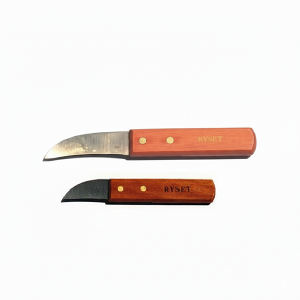 Ryset Short Multi-Purpose Picking Knife - Stainless Steel Blade, Ergonomic Handle - Essential Tool for Harvesting Vegetables, Flowers, and Herbs