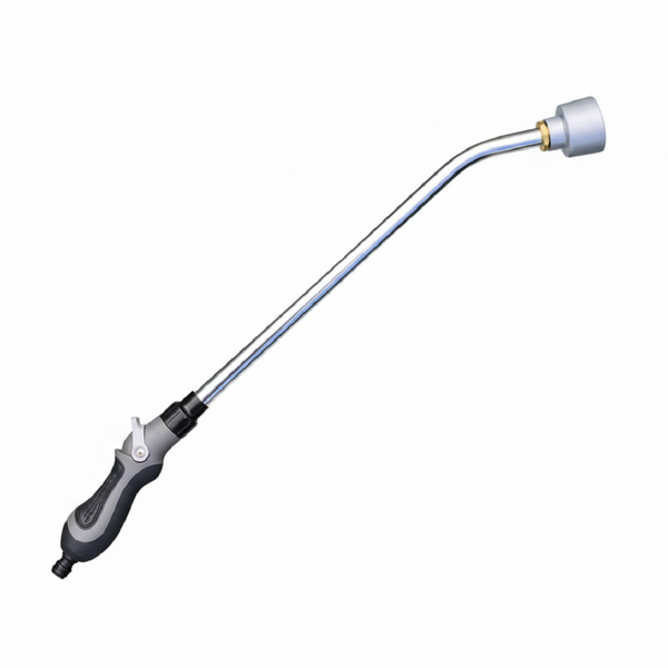 Ryset 600mm Aluminium Watering Wand - Durable Metal Shaft, Easy Flow Control Valve - Extended Reach For Hanging Baskets And Containers