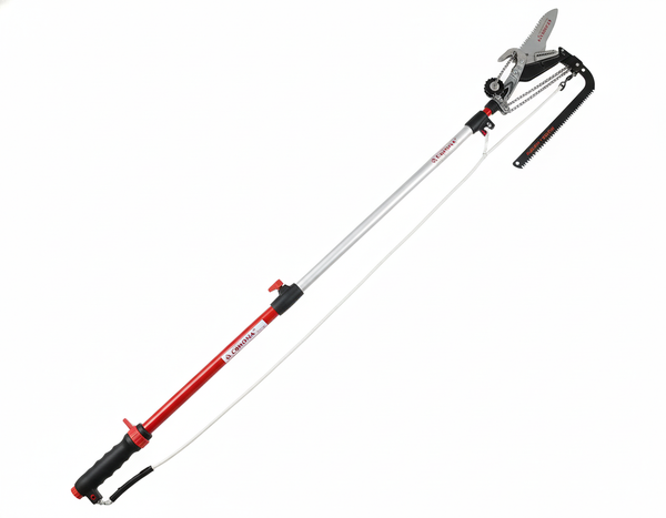 Corona 14' 2-in-1 Power-Lever Pole Pruner with Razor Tooth Saw