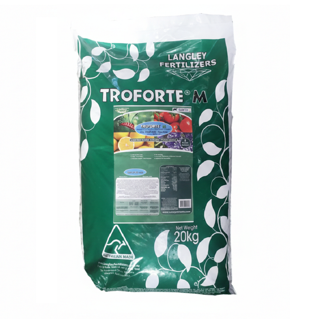 Troforte M Vegetables and Herbs 20kg microbe-enriched slow-release fertiliser