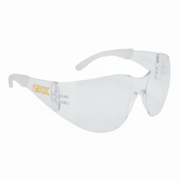 Zinc Safety Glasses - Medium Impact, Anti-Scratch/Fog Lens - 99.9% UV Protection for Pruning and Outdoor Wear