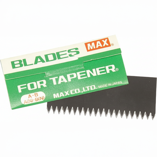 Max Replacement Blades - 3 Blades Per Pack - Sharpened Tie Tape Cutter For Max Ht-b Tying Guns
